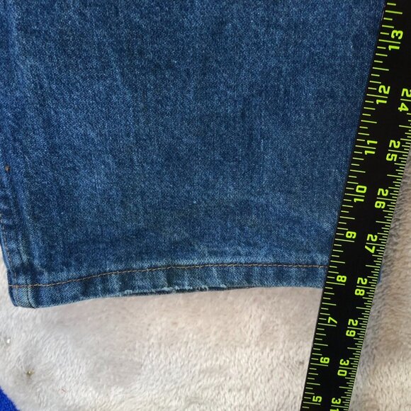 Wrangler Mens Jeans Size 40X30 Blue Denim Straight Leg Classic Casual Cotton - Picture 5 of 13